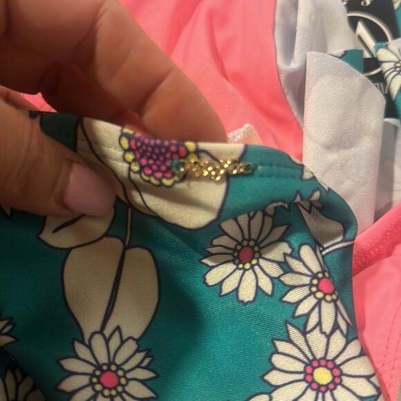 REDUCED WiLDFOX NWT 2 PIECE SWIMSUIT-STRAPLESS TOP & BIKINI BOTTOM  FLORAL XS - Picture 13 of 14